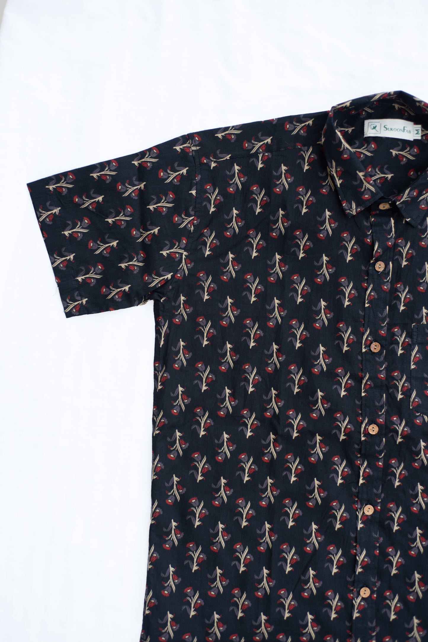 Iridium Printed Cotton Shirt