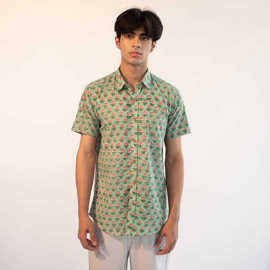 Oxley Hand Block Printed Shirt